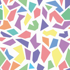Colorful seamless geometric pattern background.