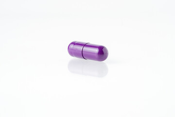 Medicinal capsule 3d, supplement isolated on with background