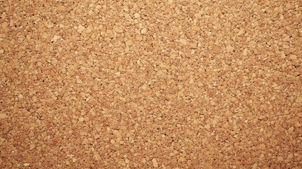 A modern corkboard background with no pins or attachments, showing a smooth, earthy texture.