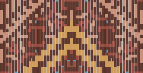 Fototapeta premium Motif Islamic Geometric Pattern Designfolk Embroidery, Aztec Geometric Ornament Print. Design for Carpet, Wallpaper, Clothing, Wrapping, Fabric