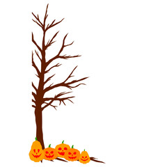 halloween corner border
