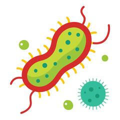 Bacteria vector illustration