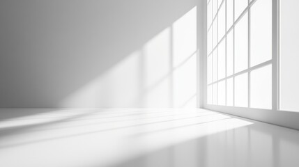 A smooth whiteboard background with light reflections, perfect for adding text or diagrams.