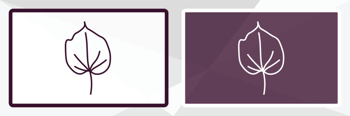 cordate outline icon. Linear vector from nature concept. Thin line white and black cordate icon isolated on white and dark background