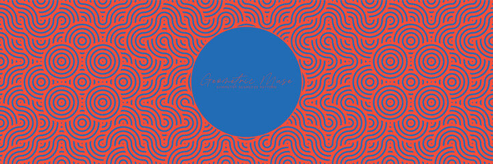 Traditional Japanese and Chinese Seamless Geometric Pattern with Bold Red and Blue Asian Waves 