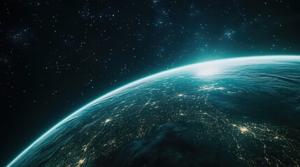 Obraz premium The Earth from Space View