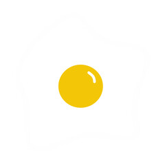 Illustration of fried eggs