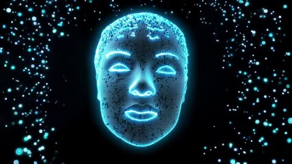 Digital Human Face Concept - Powered by Adobe