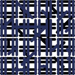 The pattern or texture consists of thick lines intersecting at right angles.