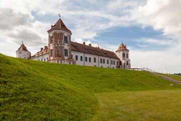 The Mir castle complex in Novogrudok, Republic of Belarus