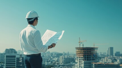 The Engineer with Blueprints