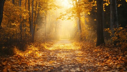 Obraz premium A Journey Through Autumn’s Beauty