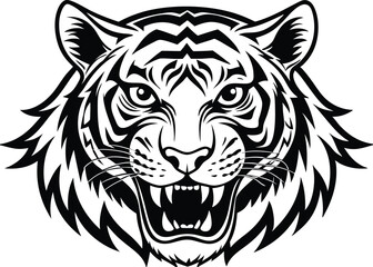 head of a tiger