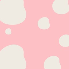pink background with hearts and clouds