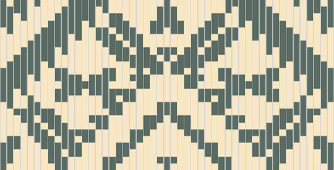 Stitch Islamic Art Geometric Patternfolk Embroidery, Aztec Geometric Ornament Print. Design for Carpet, Wallpaper, Clothing, Wrapping, Fabric