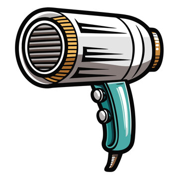 recommend clip art: Hair dryer vector silhouette