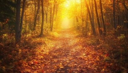 Obraz premium A Journey Through Autumn’s Beauty