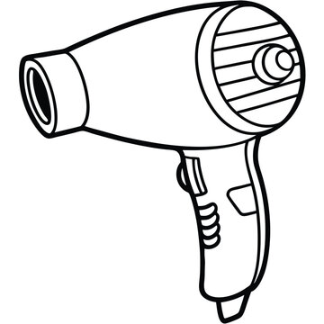 recommend clip art: Hair dryer vector silhouette