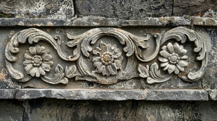 Uncommon designs on aged stone cuts