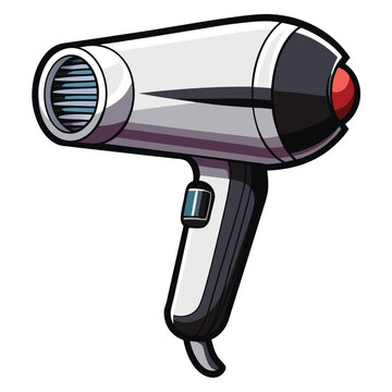 recommend clip art: Hair dryer vector silhouette