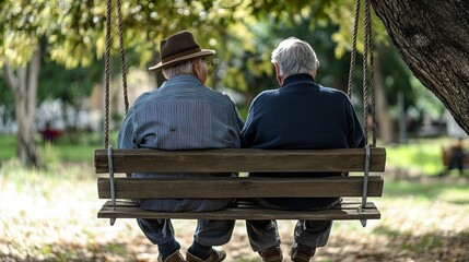 Lifelong Friends on a Swing