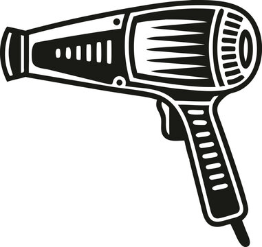 recommend clip art: Hair dryer vector line art