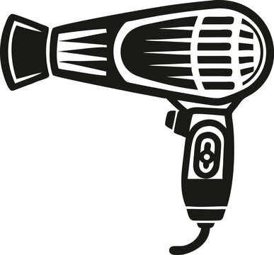recommend clip art: Hair dryer vector line art