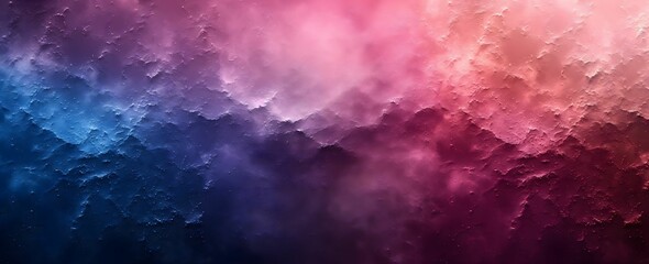 Fototapeta premium Dark Blue Purple Pink Grainy Gradient Background for Banner, Poster, Cover, or Header