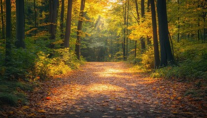 Obraz premium A Journey Through Autumn’s Beauty