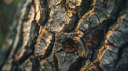 Tree s bark is cracking