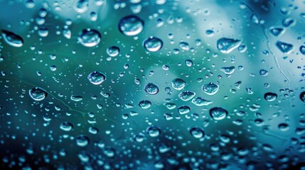 Water Surface Raindroplets