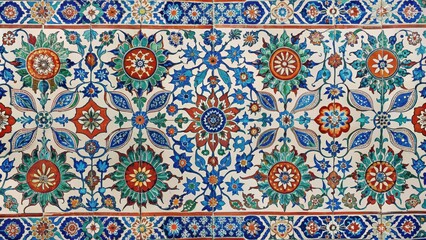 Intricate Turkish ceramic tiles background pattern, Turkish, ceramic, tiles, background, texture, oriental, intricate