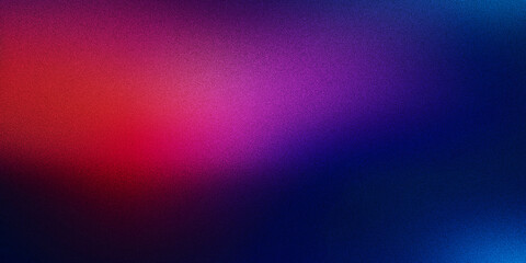 Color grain gradient abstract background with grainy noise gradation texture. Blue and red colors mesh overlay and grain noise gradient background