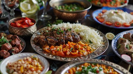 Food for breaking the fast during Ramadan
