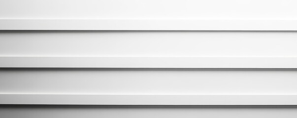 Fototapeta premium Horizontal white stripes of varying thickness, capturing the essence of minimalistic design, modern style and simple layout
