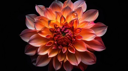 Fototapeta premium Stunning Images of Dahlia Blooms
