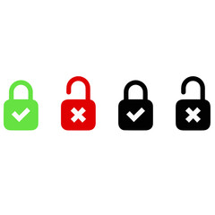 lock check mark