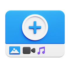 Fototapeta premium 3d create post content