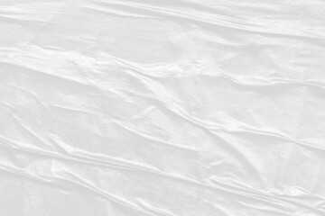 White blank crumpled and creased paper poster texture background