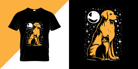Pet t-shirt design, cat, dog animal, t-shirt design, t-shirt, typography t-shirt, design, cat and dog t-shirt,