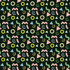 Seamless pattern design. Textile pattern