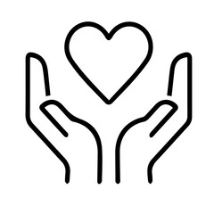 Love red heart illustration pattern on png