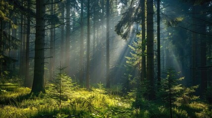 Fototapeta premium Scenic Forest Beauty