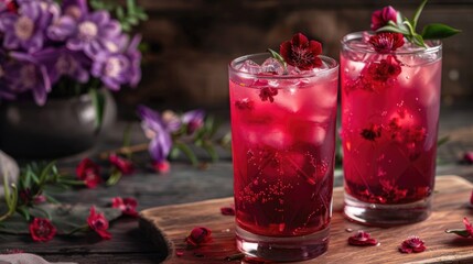 Nutritious beverage using Rosella flower