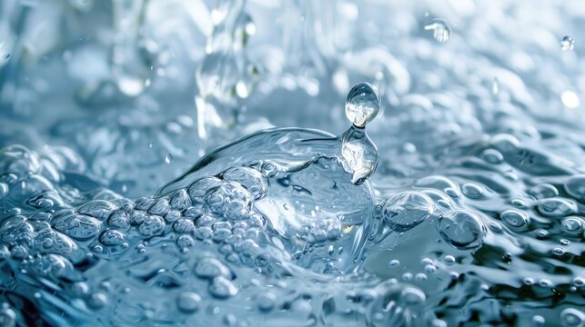 Inorganic clear tasteless odorless nearly colorless liquid