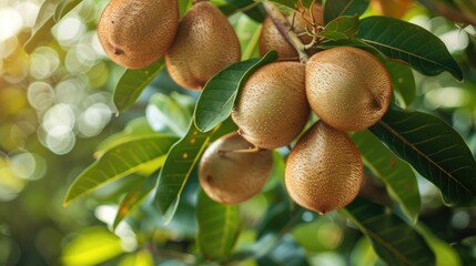 Incredible Sapodilla Fruiting in Garden