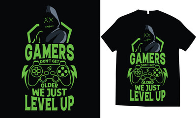 Gamer t-shirt design