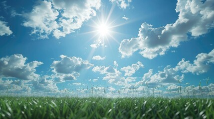 Obraz premium Partly Sunny Weather