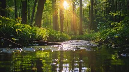 Fototapeta premium Photo of nature in a joyful state