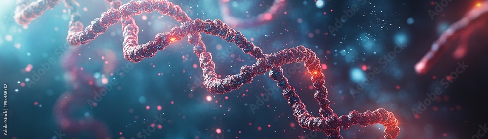 Poster a powerful visual metaphor of dna unraveling, with generational trauma encoded into each strand, hov